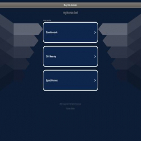 Скриншот главной страницы сайта myhorse.bet