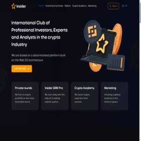 Скриншот главной страницы сайта myinsider.club