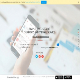 Скриншот главной страницы сайта mymail.my.com