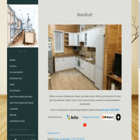 Скриншот главной страницы сайта mymebelkraft.ru
