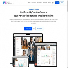 Скриншот главной страницы сайта myownconference.com