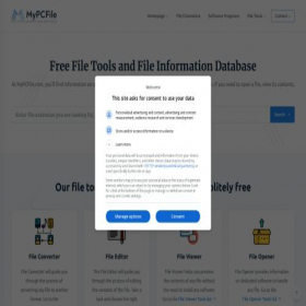 Скриншот главной страницы сайта mypcfile.com