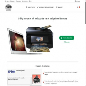 Скриншот главной страницы сайта myprinter.club