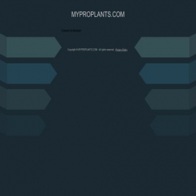 Скриншот главной страницы сайта myproplants.com