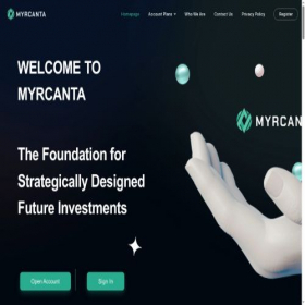 Скриншот главной страницы сайта myrcanta.com