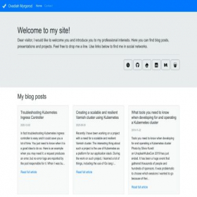 Скриншот главной страницы сайта myrgorod.net