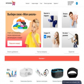 Скриншот главной страницы сайта myschool.market
