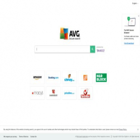 Скриншот главной страницы сайта mysearch.avg.com