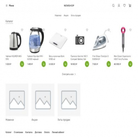 Скриншот главной страницы сайта myshop-cfo235.myinsales.ru