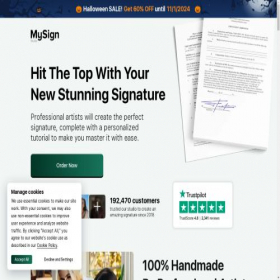 Скриншот главной страницы сайта mysign-studio.com