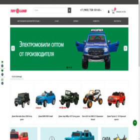 Скриншот главной страницы сайта mytoyland.ru