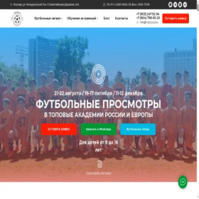 Скриншот главной страницы сайта mytryout.ru