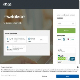 Скриншот главной страницы сайта mywebsite.com