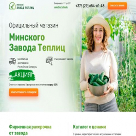 Скриншот главной страницы сайта mzt365.by