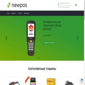 Скриншот главной страницы сайта n-pos.ru