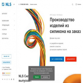 Скриншот главной страницы сайта n-sil.ru