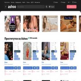 Скриншот главной страницы сайта n.ashoo.io
