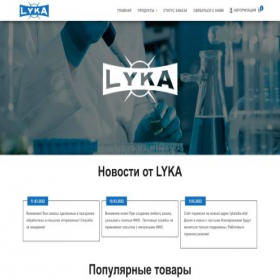 Скриншот главной страницы сайта n.lykalabs.site