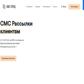 Скриншот главной страницы сайта n1sms.ru