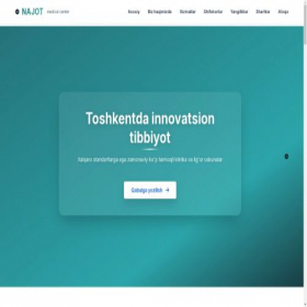 Скриншот главной страницы сайта najotmedi.ru