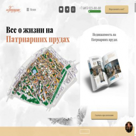 Скриншот главной страницы сайта napatriarshih.com