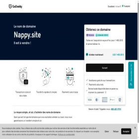 Скриншот главной страницы сайта nappy.site
