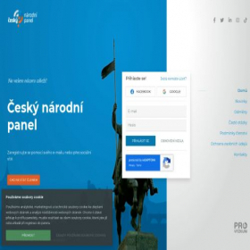 Скриншот главной страницы сайта narodnipanel.cz