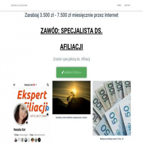 Скриншот главной страницы сайта natalialiczkowska.xaa.pl