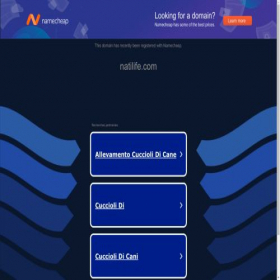Скриншот главной страницы сайта natilife.com