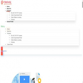 Скриншот главной страницы сайта natively.com