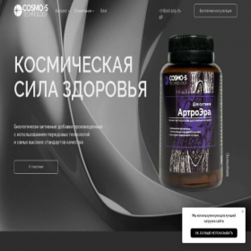 Скриншот главной страницы сайта natural-cosmo-s.tilda.ws
