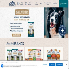 Скриншот главной страницы сайта naturalbalanceinc.com