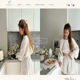 Скриншот главной страницы сайта naturaltextile.ru
