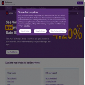 Скриншот главной страницы сайта natwest.com
