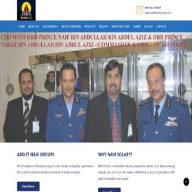 Скриншот главной страницы сайта navigroups.com