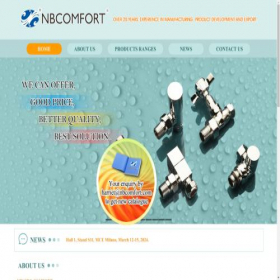 Скриншот главной страницы сайта nbcomfort.com
