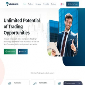 Скриншот главной страницы сайта nbnbroker.com