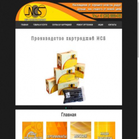 Скриншот главной страницы сайта ncsv.ru