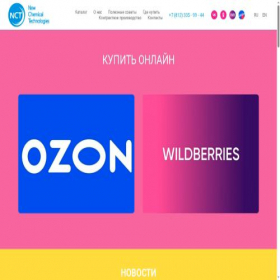 Скриншот главной страницы сайта nctrus.com