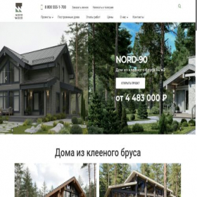 Скриншот главной страницы сайта ndwd.ru