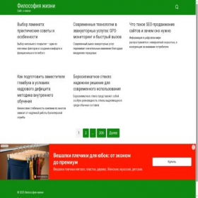 Скриншот главной страницы сайта ne-seo.ru