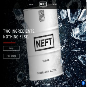 Скриншот главной страницы сайта neftvodka.com