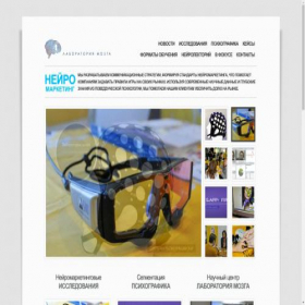Скриншот главной страницы сайта neiromarketing.ru