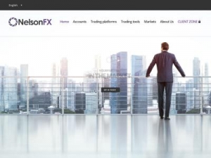 Скриншот главной страницы сайта nelsonfx.com