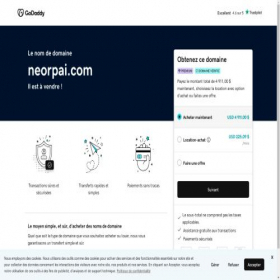 Скриншот главной страницы сайта neorpai.com