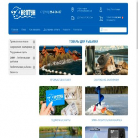 Скриншот главной страницы сайта neptun24.ru