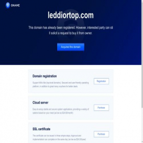 Скриншот главной страницы сайта net.leddiortop.com