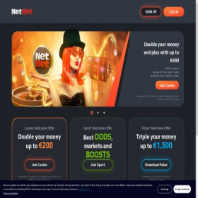 Скриншот главной страницы сайта netbet.com