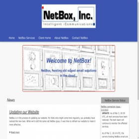 Скриншот главной страницы сайта netbox.com