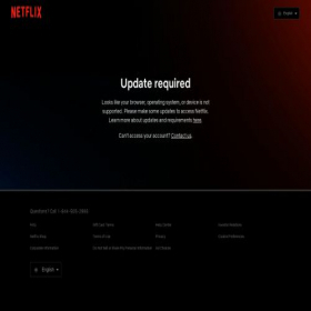 Скриншот главной страницы сайта netflix.om